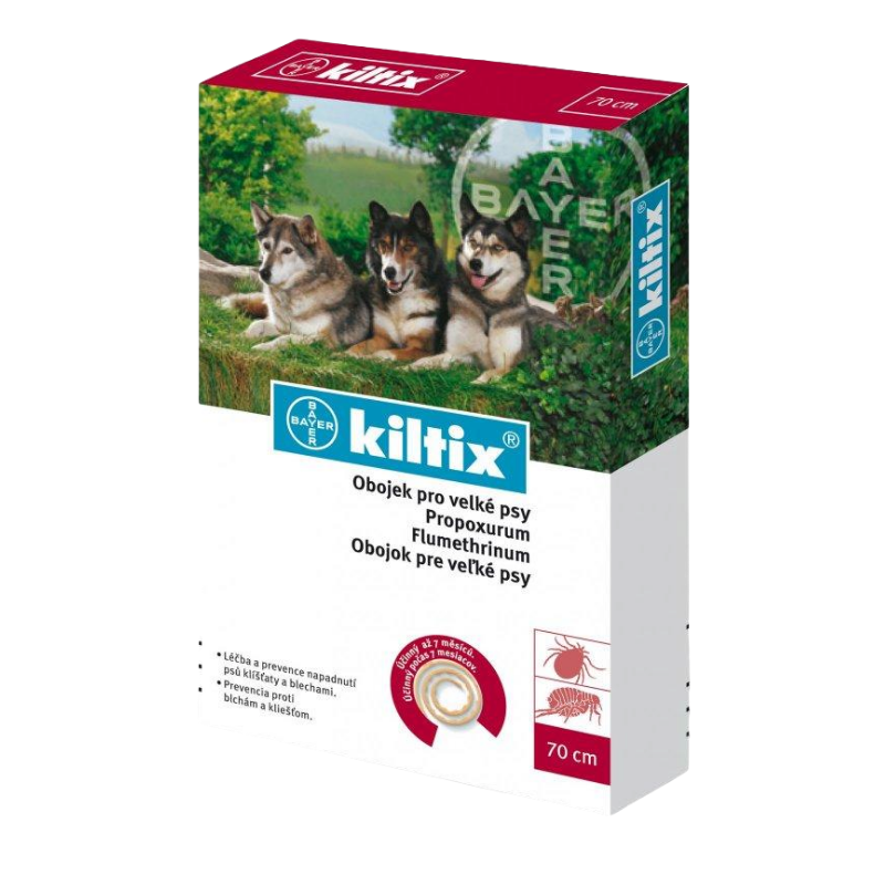 BAYER - Kiltix vòng cổ trị ve - size L