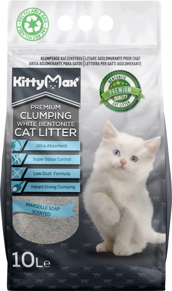 CÁT VỆ SINH KITTYMAX 10L HƯƠNG MARSEILLE SOAP