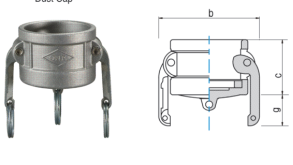 Khớp nối khóa lẫy kiểu DC-Lever Lock Cupla