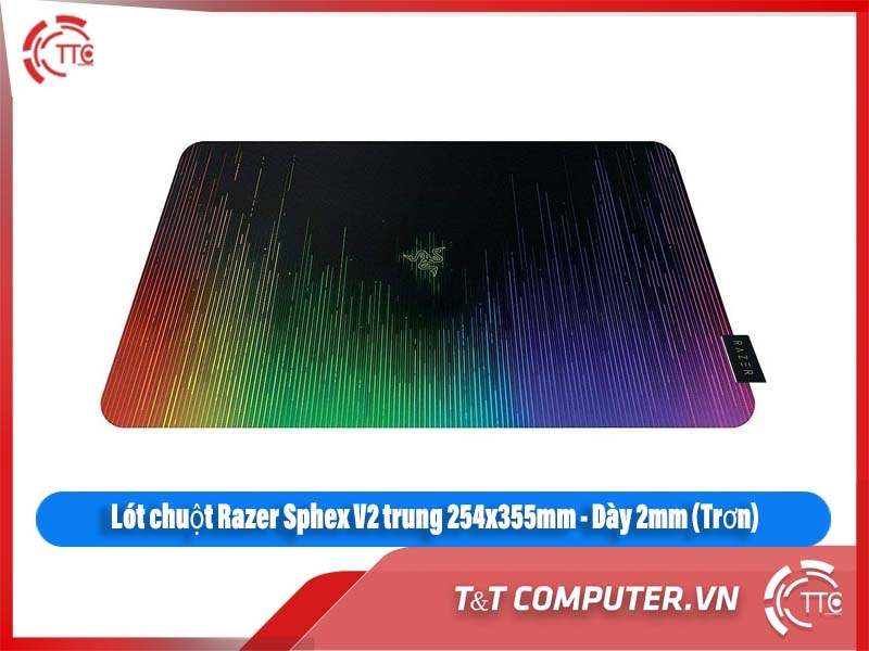 Lót chuột Razer Sphex V2 trung 254x355mm - Dày 2mm (Trơn)