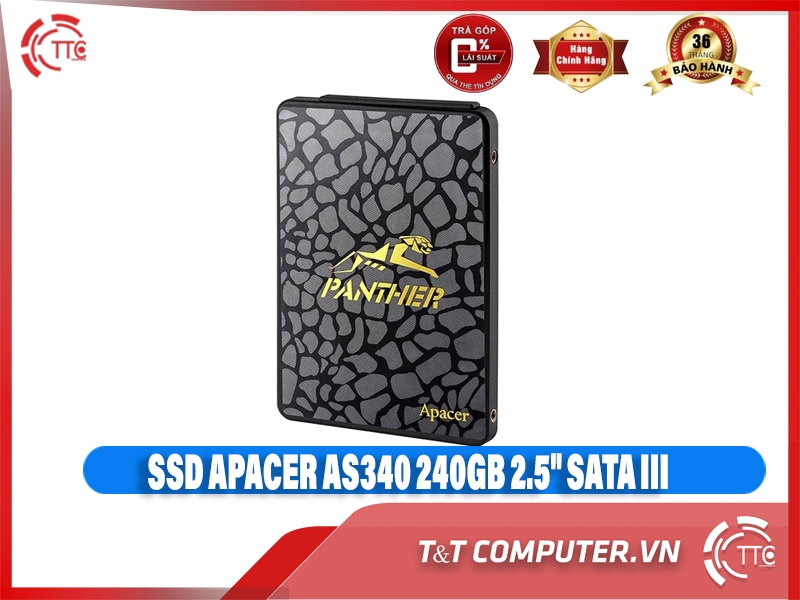 SSD APACER AS340 240GB 2.5'' SATA III