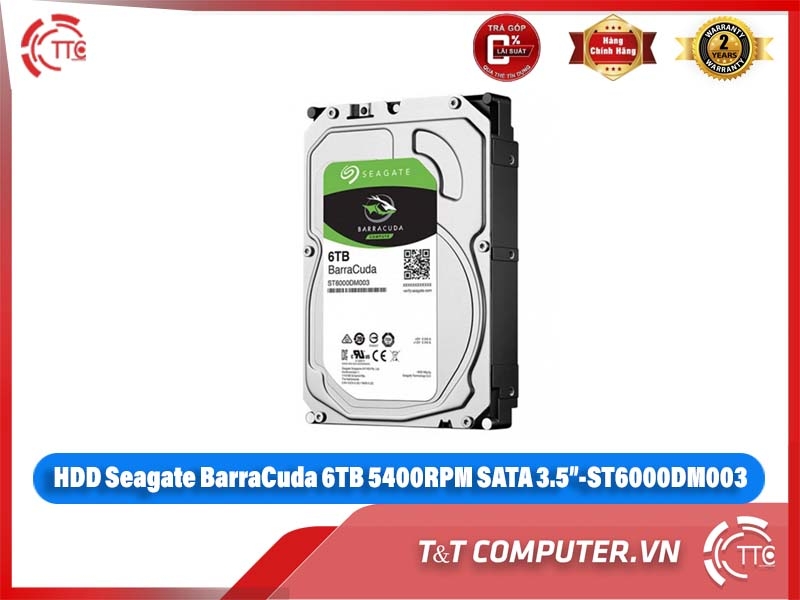 HDD Seagate BarraCuda 6TB 5400RPM SATA 3.5”-ST6000DM003