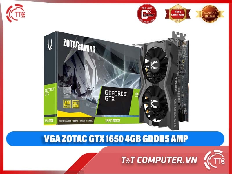 VGA ZOTAC GTX 1650 4GB GDDR5 AMP