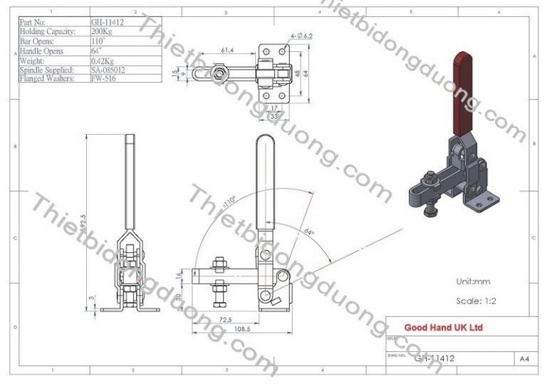 Cam kẹp GH11412