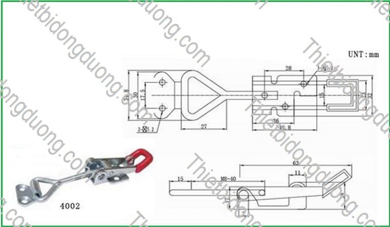 Cam kẹp inox GH4002SS