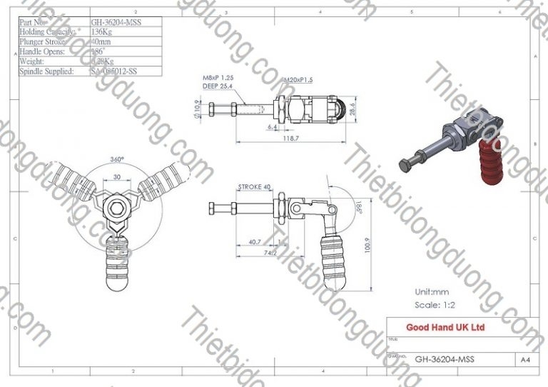 Cam kẹp GH36204M