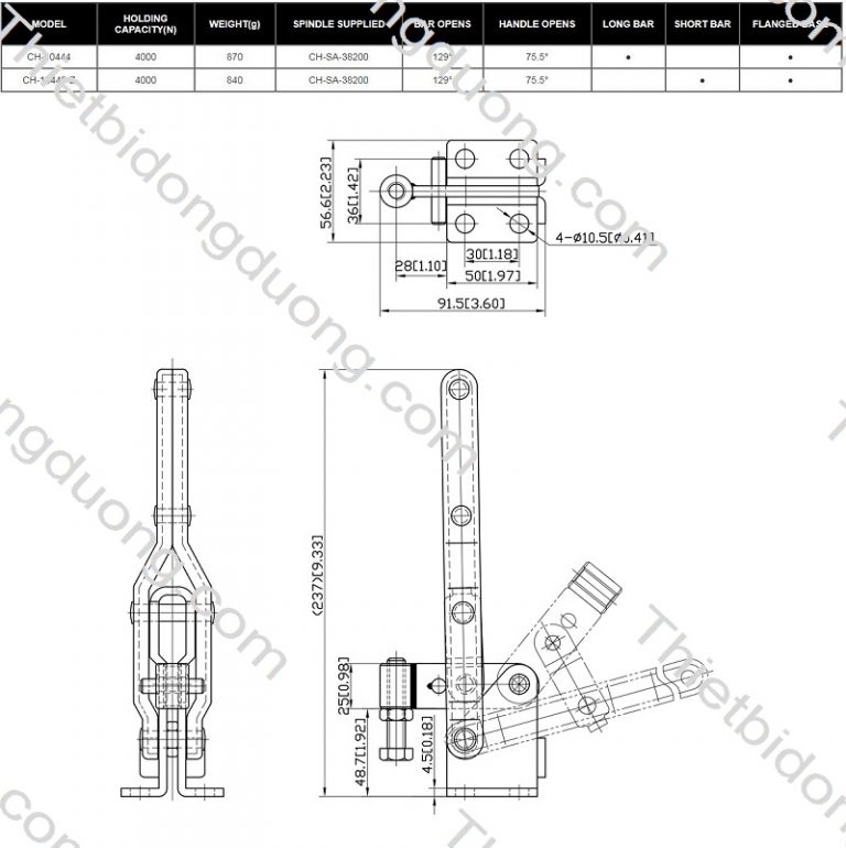 Kẹp định vị CH10448-Z