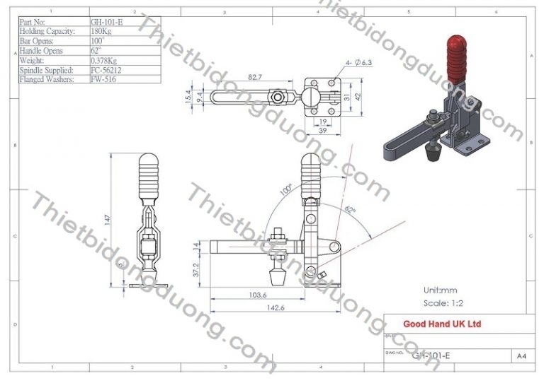 Cam kẹp GH101E