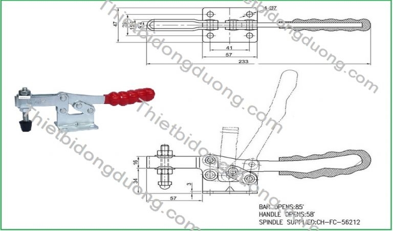 Cam kẹp GH203P