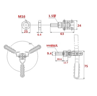 Cam kẹp GH36202