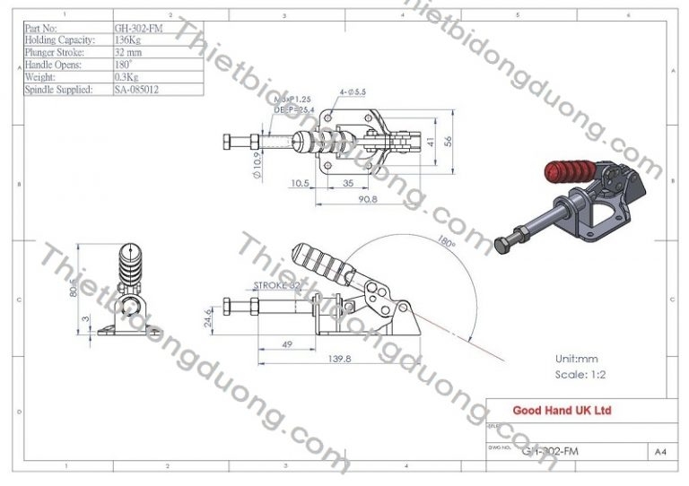 Cam kẹp GH302FM