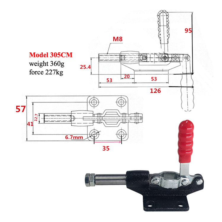 Cam kẹp GH305CM