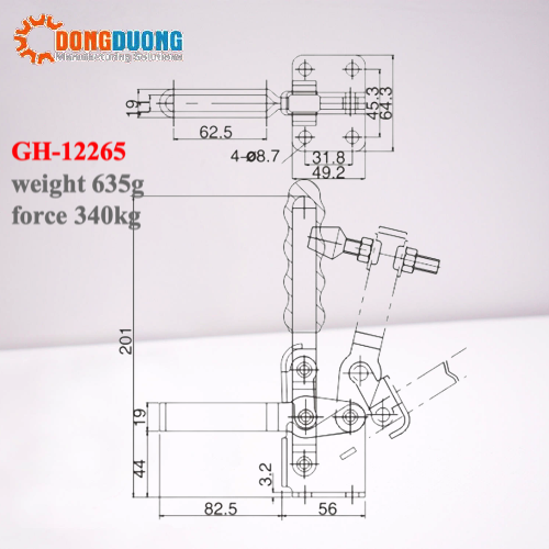 Cam kẹp GH12265