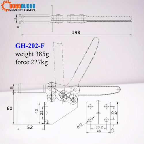 Cam kẹp GH202F