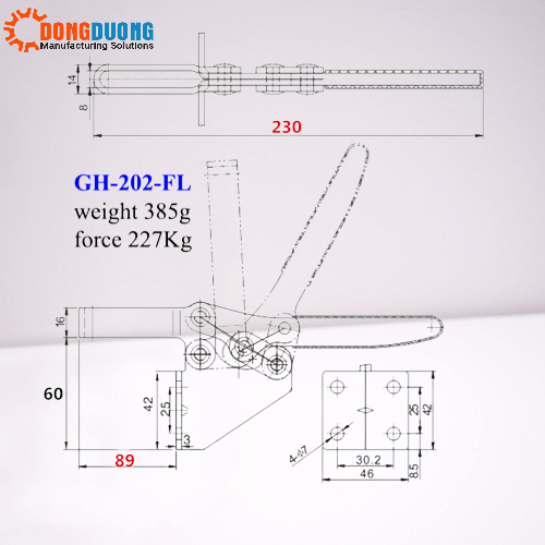 Cam kẹp GH202FL