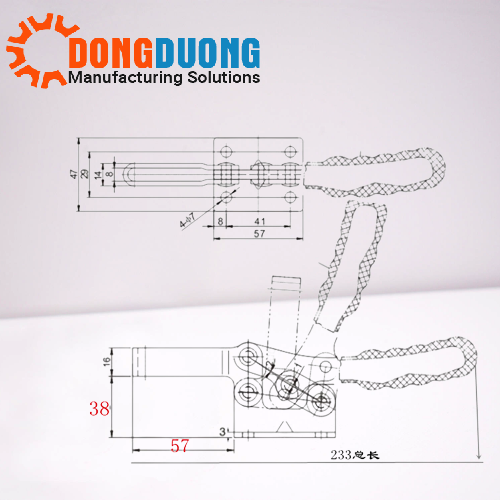 Cam kẹp GH203P