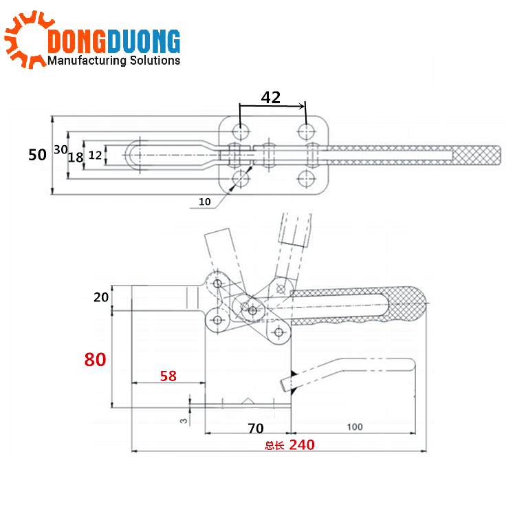 Cam kẹp GH220WH