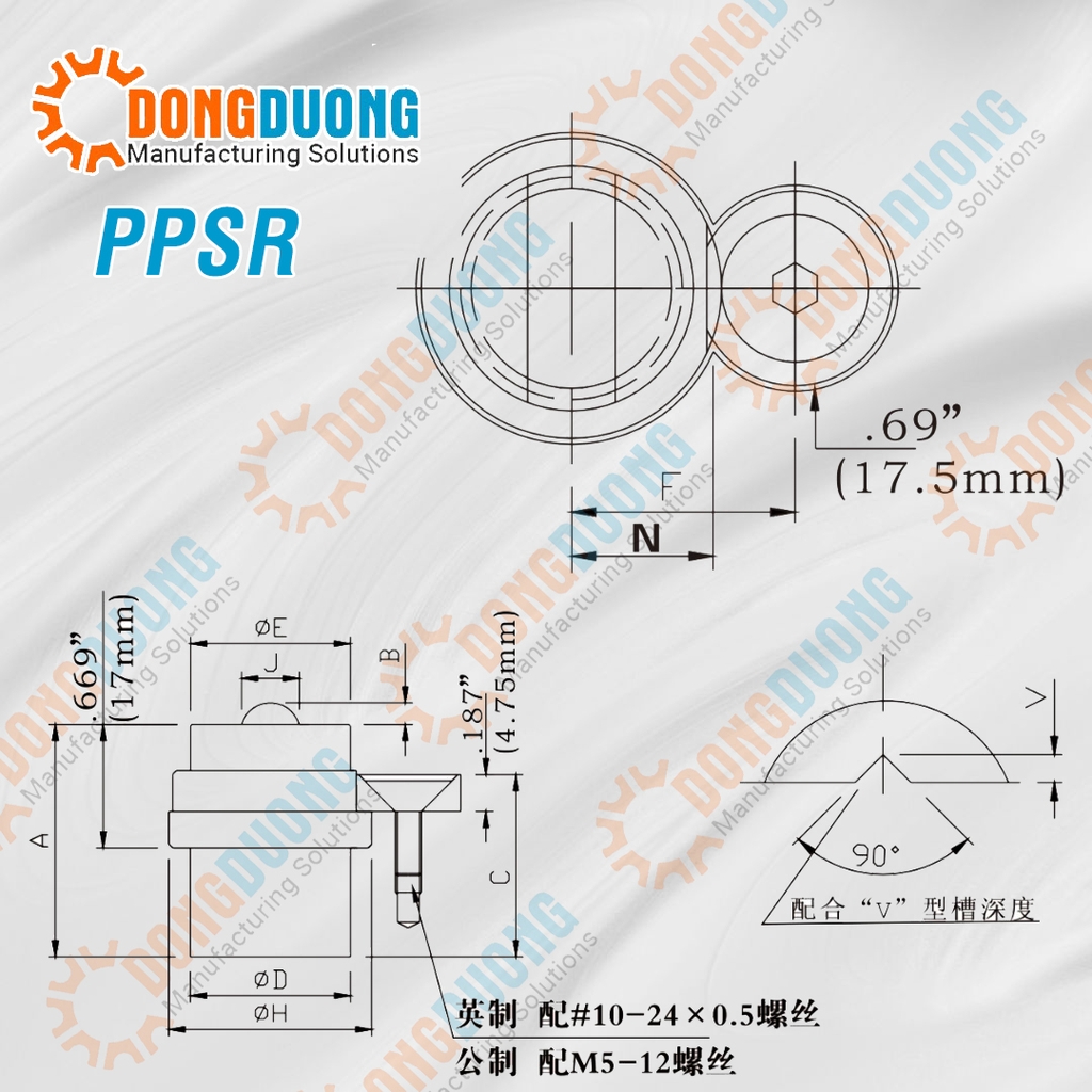 Khóa vị trí con trượt PPSR