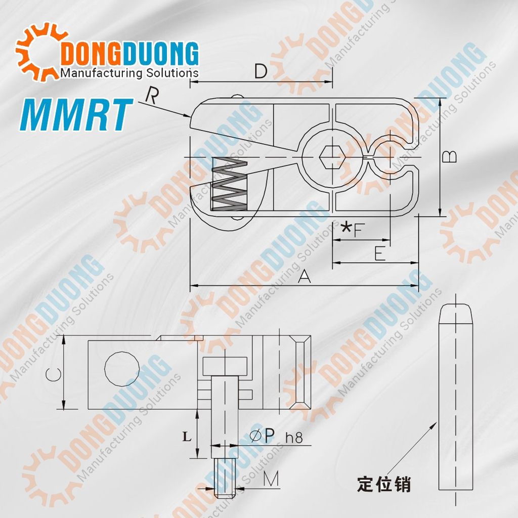 Khối giữ con trượt MMRT