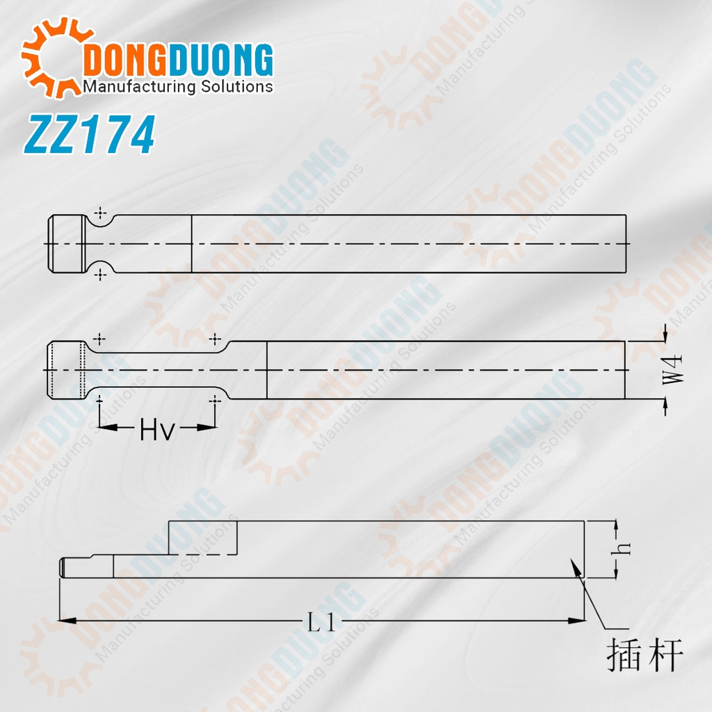 Khóa mặt phân khuôn ZZ174