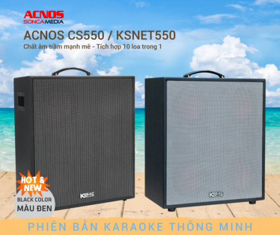 Loa di động karaoke Acnos CS550, 300W, 4-6h