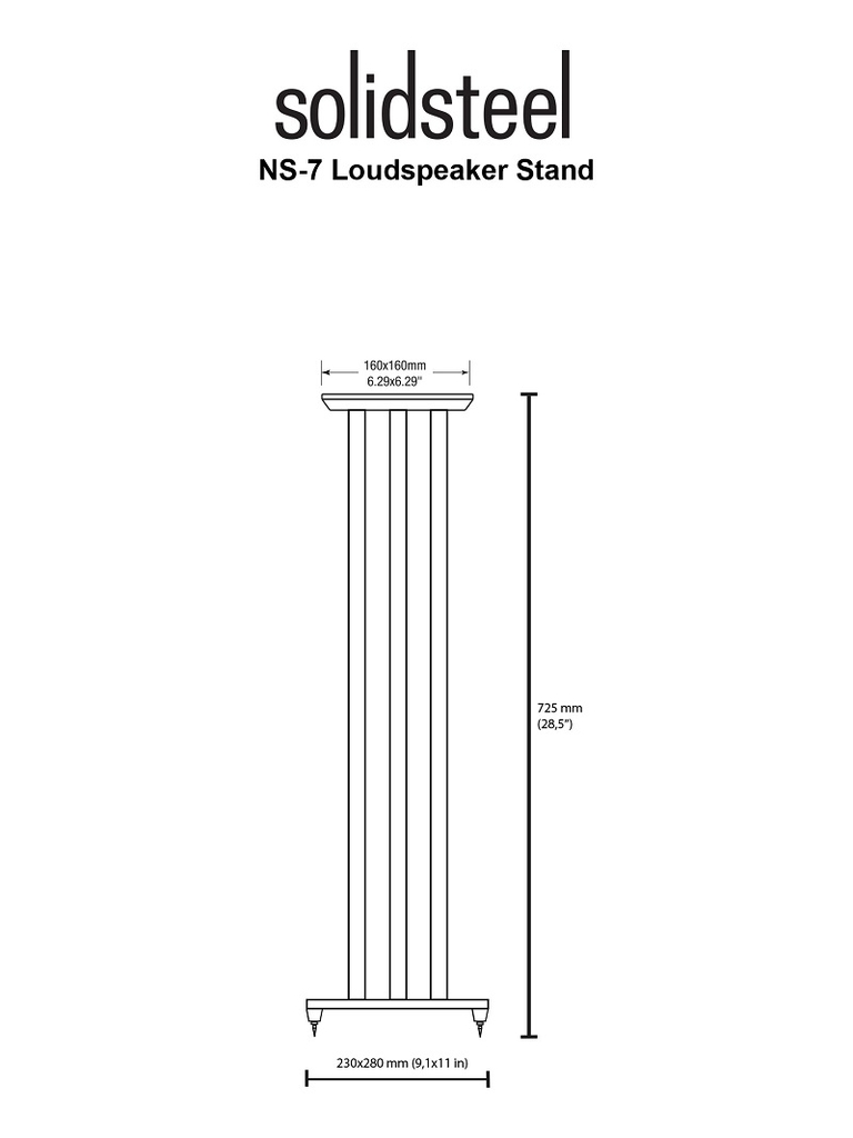 Chân loa Solidsteel NS-7