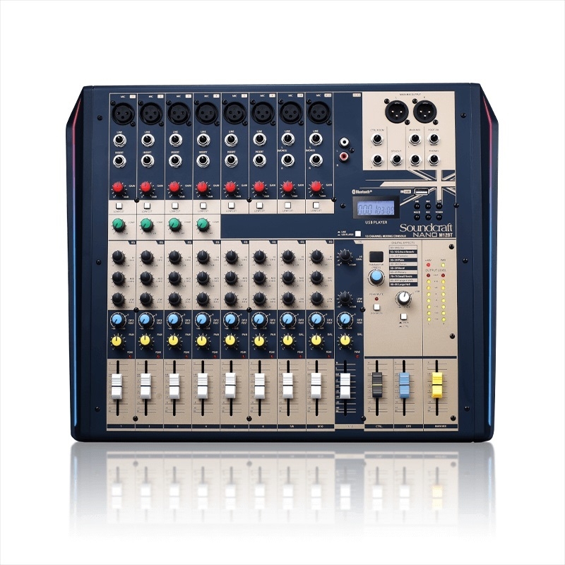 Mixer Analog Soundcraft Nano M12BT