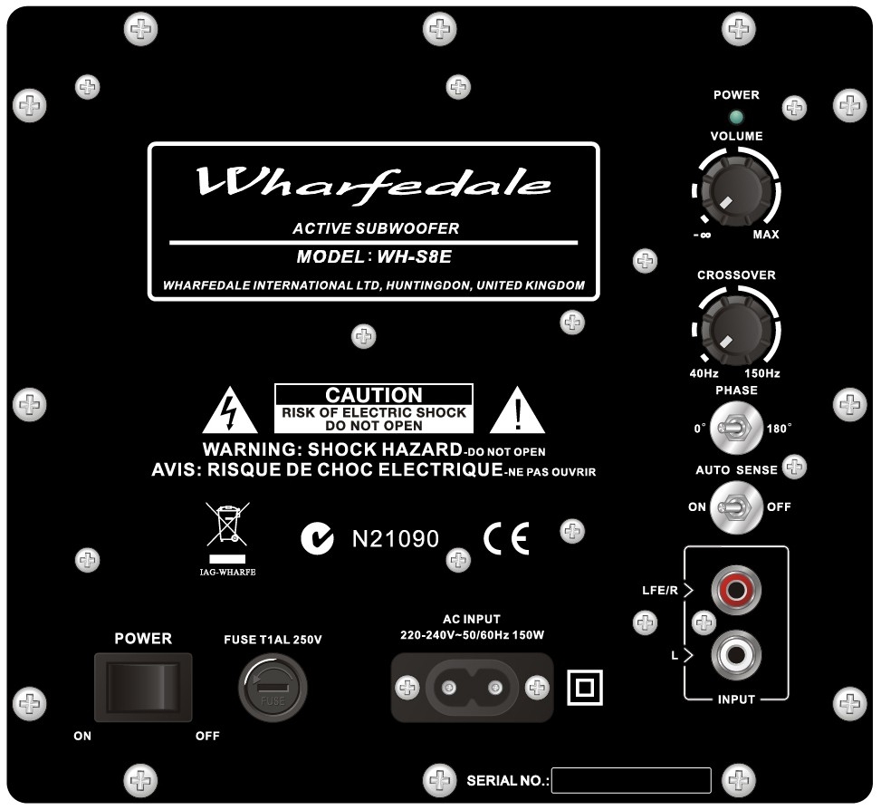 Loa Sub Wharfedale WH-S8E