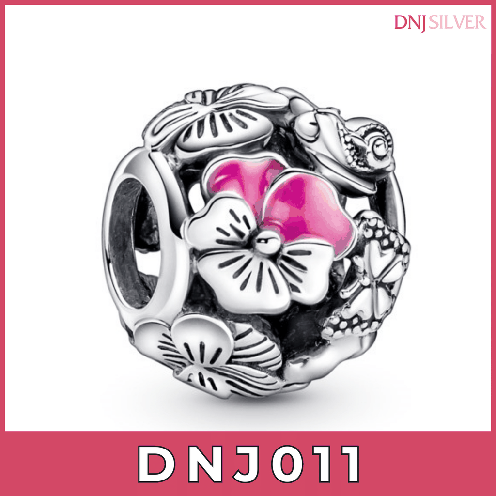 Charm bạc 925 cao cấp, bộ tổng hợp các mẫu charm bạc DNJ để mix vòng charm - Bộ sản phẩm từ DN001 đến DN017 - TH1