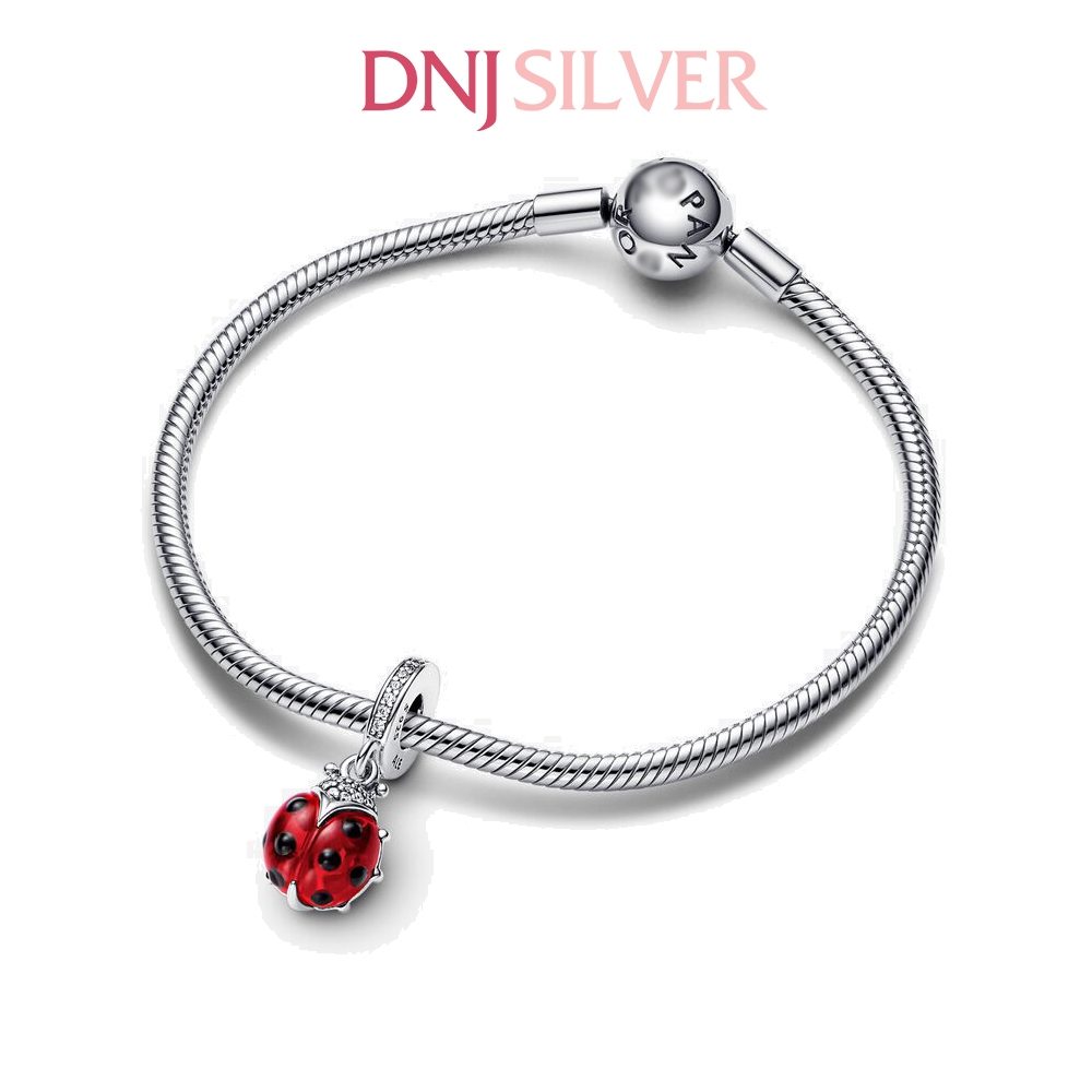 [Chính hãng] Charm bạc 925 cao cấp - Charm Red Ladybird Dangle thích hợp để mix vòng tay charm bạc cao cấp - DN729