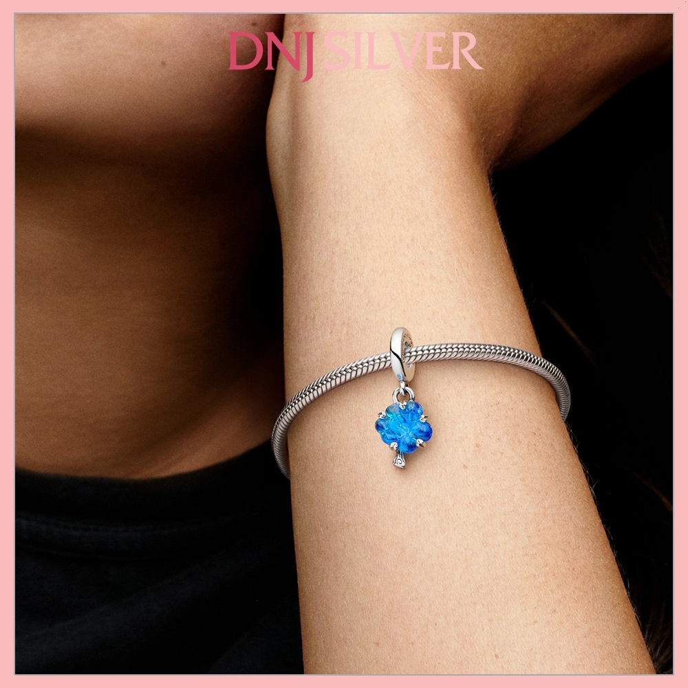 [Chính hãng] Charm bạc 925 cao cấp - Charm Blue Murano Glass Tree Dangle thích hợp để mix vòng tay charm bạc cao cấp - DN557