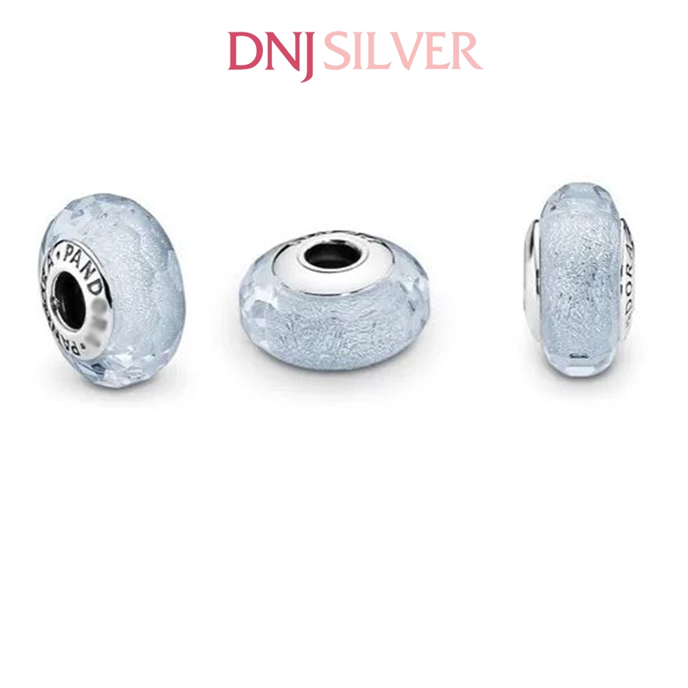 [Chính hãng] Charm bạc 925 cao cấp - Charm Faceted Frosty Mint Murano Glass thích hợp để mix vòng tay charm bạc cao cấp - DN723