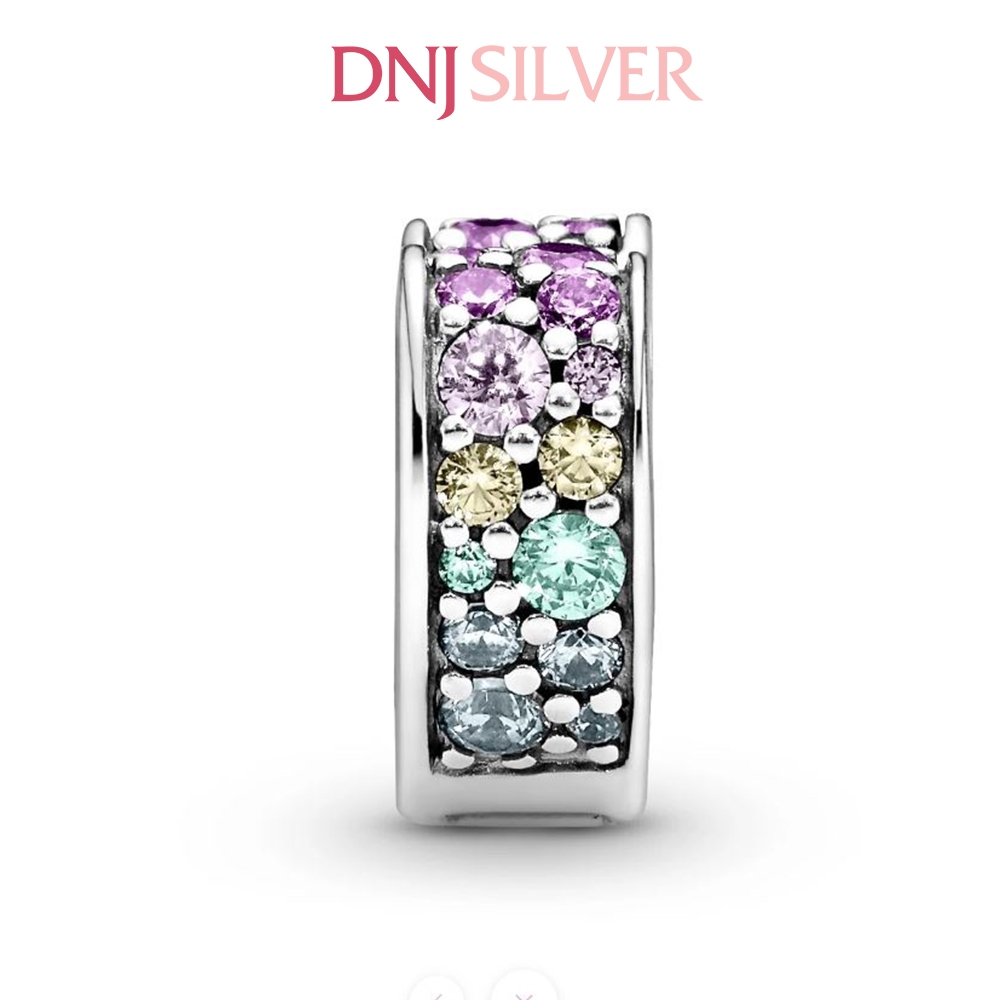 [Chính hãng] Charm bạc 925 cao cấp - Charm Jewelry Rainbow Arcs Of Love Spacer Clip thích hợp để mix vòng tay charm bạc cao cấp - DN624