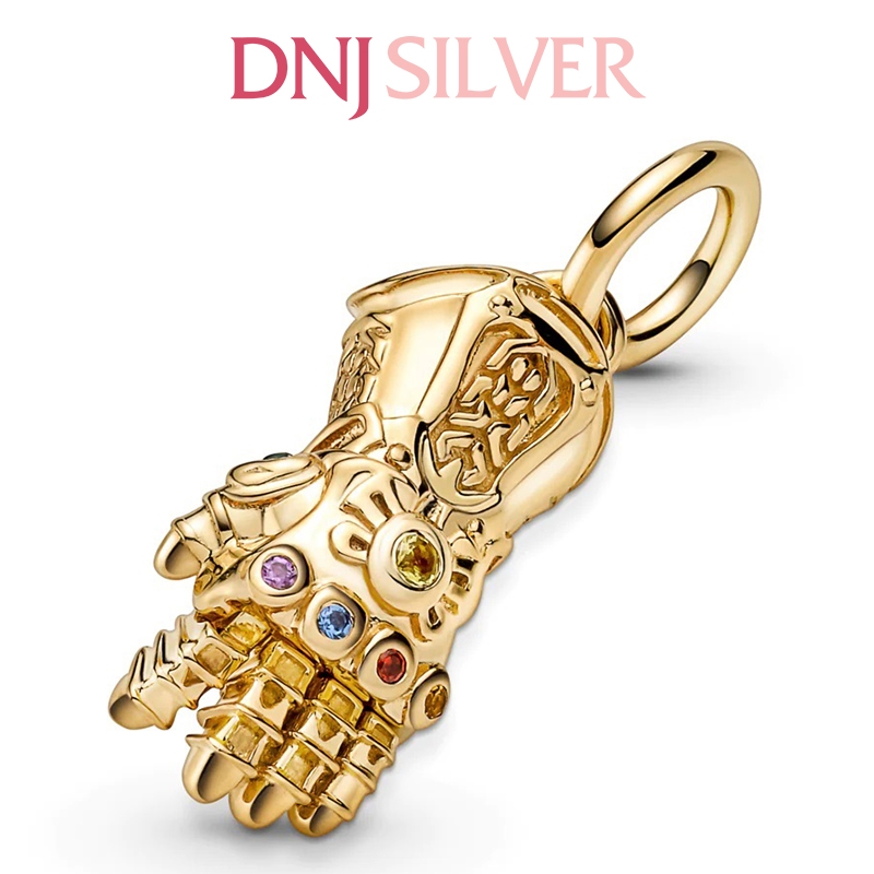 [Chính hãng] Charm bạc 925 cao cấp - Charm Marvel The Avengers Infinity Gauntlet Dangle thích hợp để mix vòng tay charm bạc cao cấp - DN497