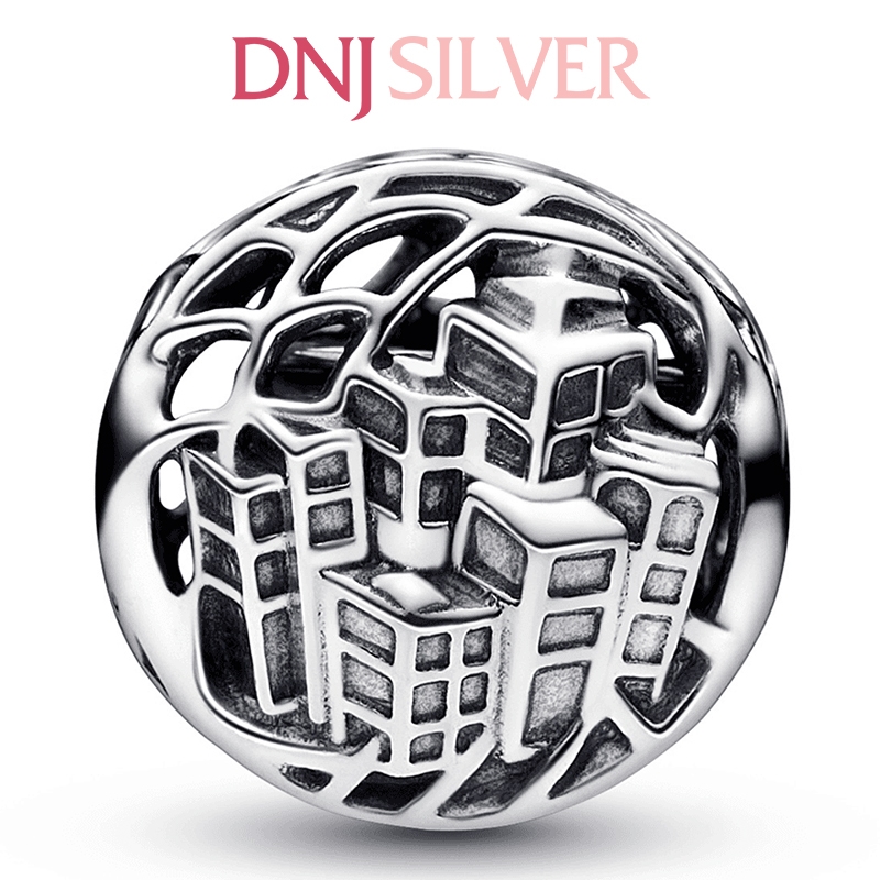 [Chính hãng] Charm bạc 925 cao cấp - Charm Marvel Spider-Man Soaring City thích hợp để mix vòng tay charm bạc cao cấp - DN495