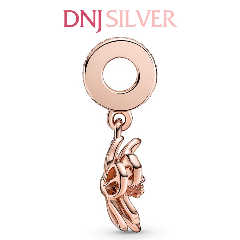 [Chính hãng] Charm bạc 925 cao cấp - Charm Cherry Blossom Dangle thích hợp để mix vòng tay charm bạc cao cấp - DN041