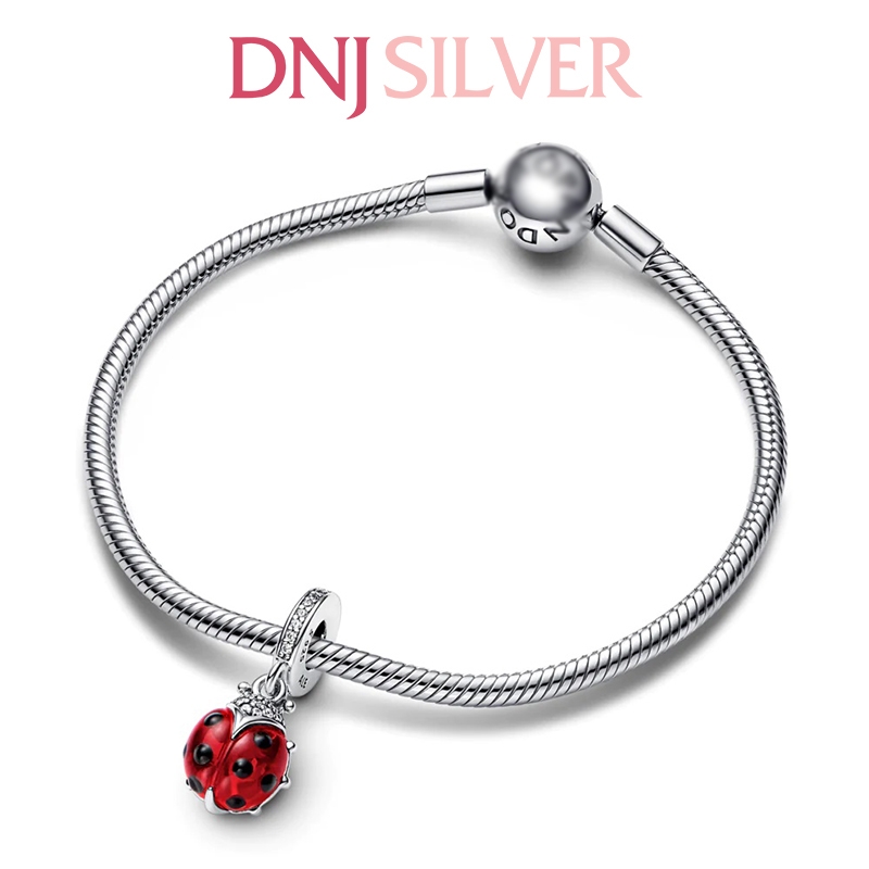 [Chính hãng] Charm bạc 925 cao cấp - Charm Red Ladybird Dangle thích hợp để mix vòng tay charm bạc cao cấp - DN482