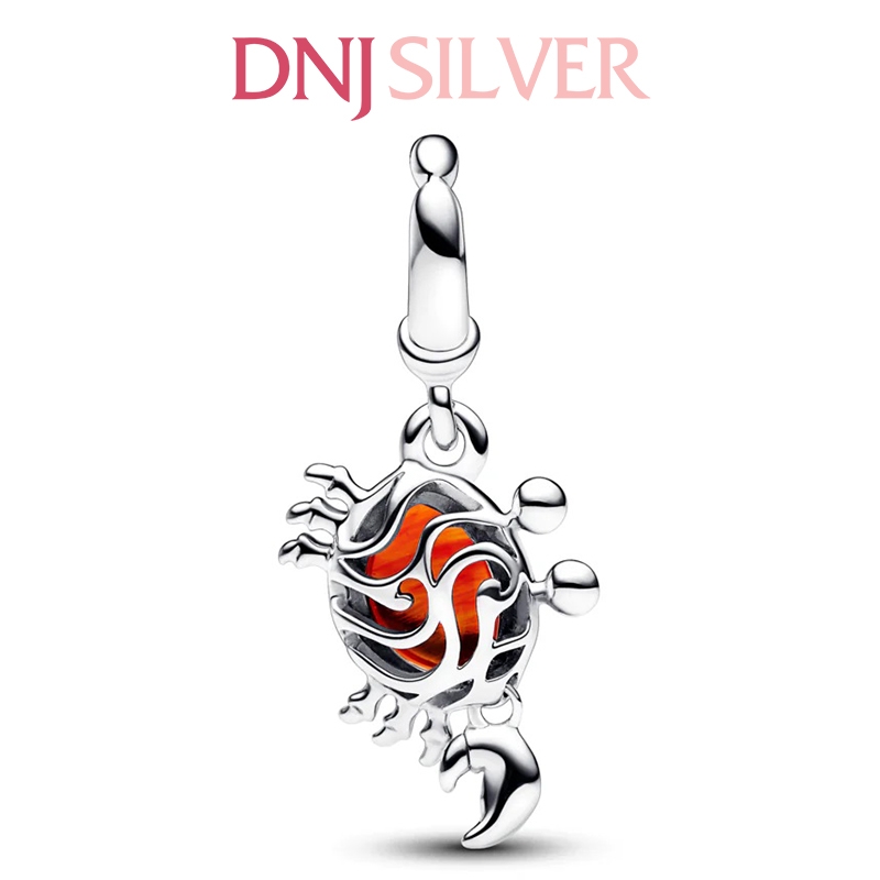 [Chính hãng] Charm bạc 925 cao cấp - Charm Disney The Little Mermaid Sebastian Crab Dangle thích hợp để mix vòng tay charm bạc cao cấp - DN483
