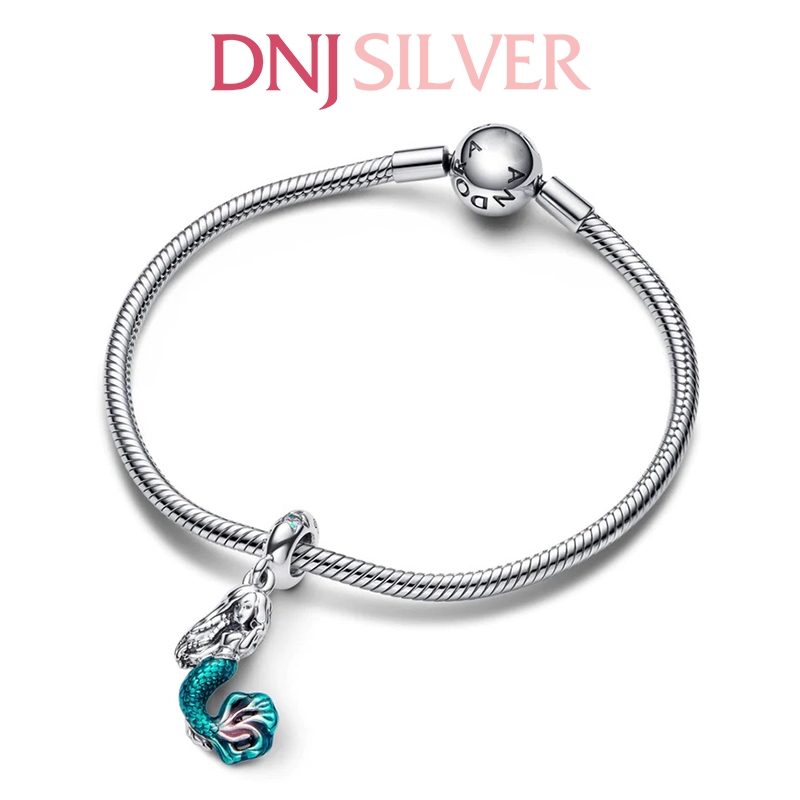 [Chính hãng] Charm bạc 925 cao cấp - Charm Disney The Little Mermaid Ariel Dangle thích hợp để mix vòng tay charm bạc cao cấp - DN472