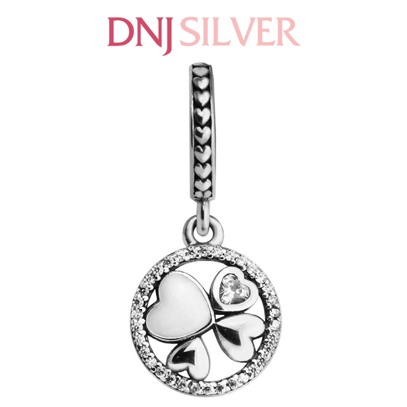 [Chính hãng] Charm bạc 925 cao cấp - Charm Hearts of Love thích hợp để mix vòng tay charm bạc cao cấp - DN366
