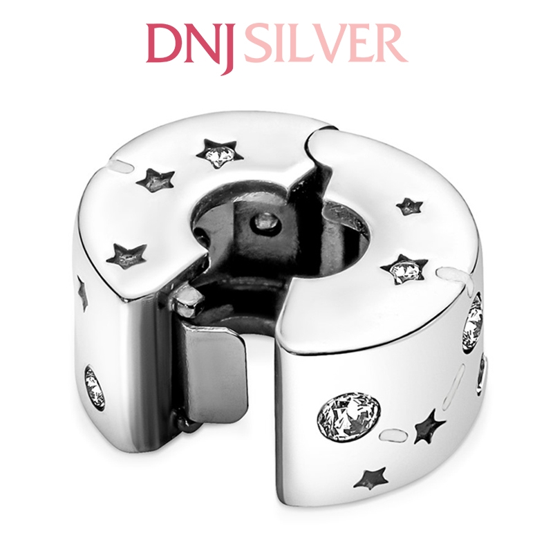 [Chính hãng] Charm bạc 925 cao cấp - Charm Stars & Galaxy Clip thích hợp để mix vòng tay charm bạc cao cấp - DN007