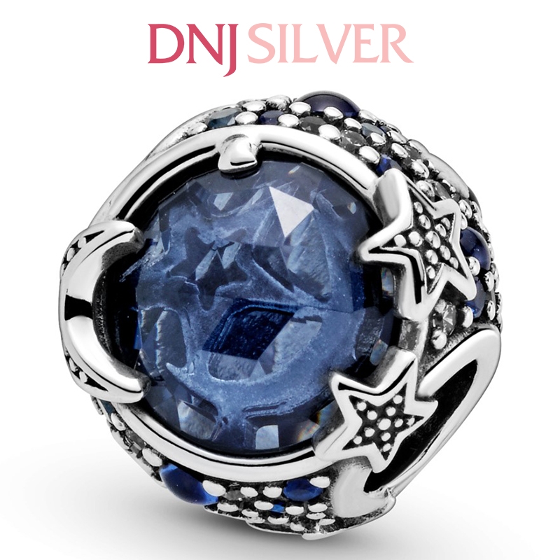 [Chính hãng] Charm bạc 925 cao cấp - Charm Celestial Blue Sparkling Stars thích hợp để mix vòng tay charm bạc cao cấp - DN030
