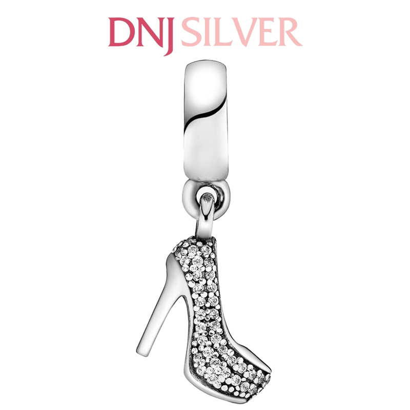 [Chính hãng] Charm bạc 925 cao cấp - Charm Pavé Stiletto Shoe Dangle thích hợp để mix vòng tay charm bạc cao cấp - DN381