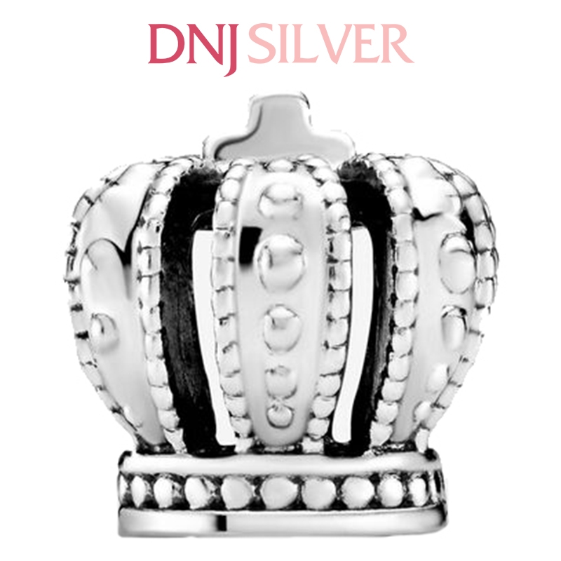 [Chính hãng] Charm bạc 925 cao cấp - Charm Regal Crown thích hợp để mix vòng tay charm bạc cao cấp - DN448