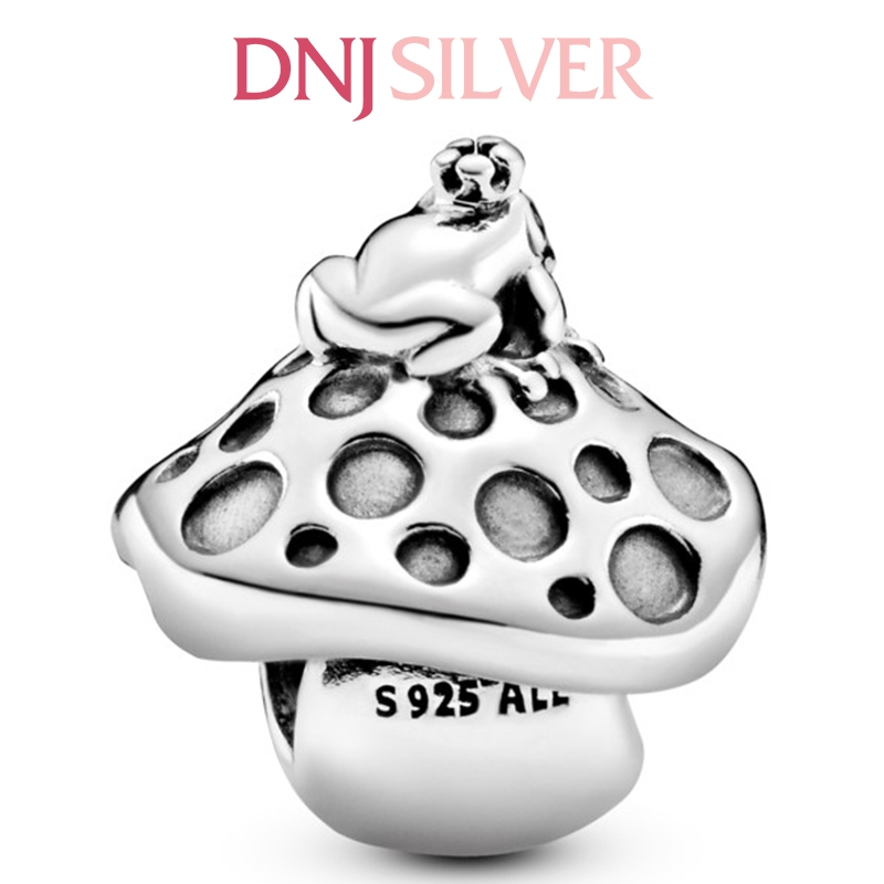 [Chính hãng] Charm bạc 925 cao cấp - Charm Mushroom & Frog thích hợp để mix vòng tay charm bạc cao cấp - DN464