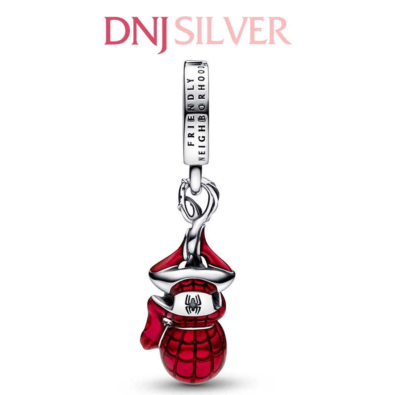 [Chính hãng] Charm bạc 925 cao cấp - Charm Marvel Hanging Spider-Man Dangle thích hợp để mix vòng tay charm bạc cao cấp - DN496