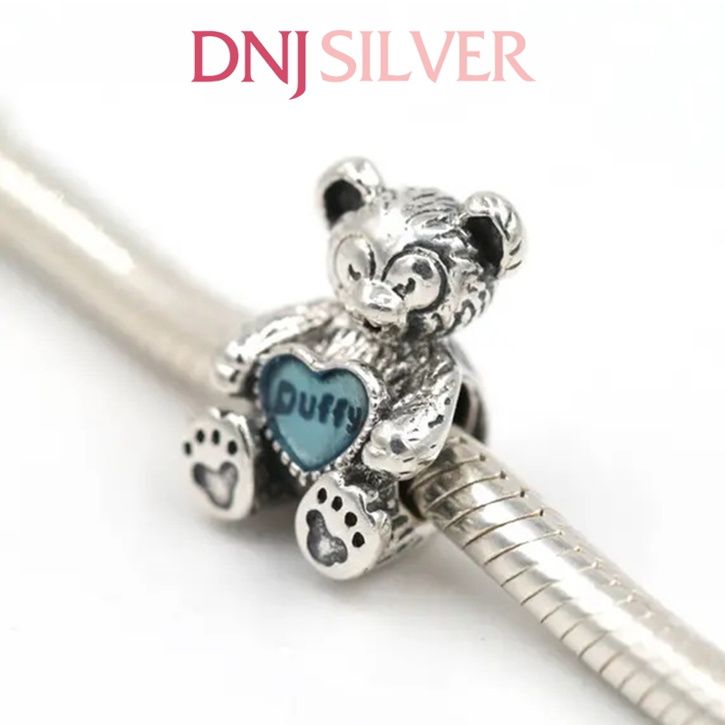 [Chính hãng] Charm bạc 925 cao cấp - Charm Duffy the Disney Bear thích hợp để mix vòng tay charm bạc cao cấp - DN347