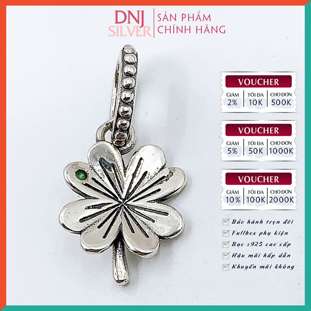 Vòng tay charm bạc 925 cao cấp - Bộ Vòng Charm May Mắn, Tràn Đầy Sức Sống - Vòng tay dành cho nam và nữ