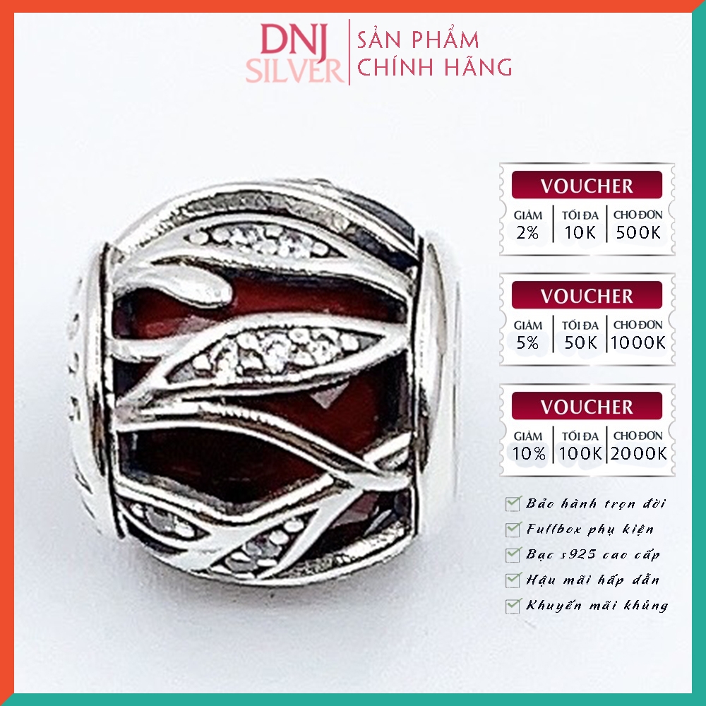 Vòng tay charm bạc 925 cao cấp - Bộ Vòng Charm Tình yêu, Gia đình, Sự nghiệp thuận lợi - Vòng tay dành cho nam và nữ