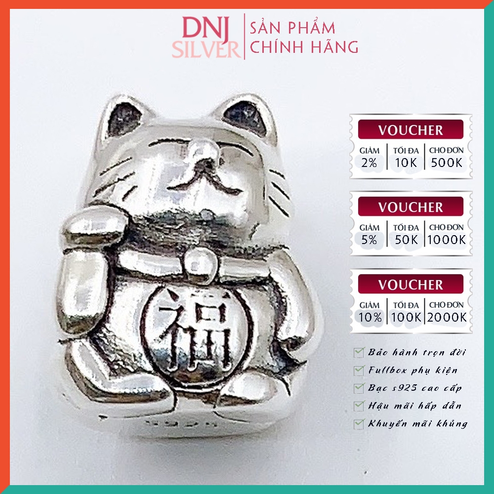 Vòng tay charm bạc 925 cao cấp - Bộ Vòng Charm Tài Lộc mang tài lộc, may mắn, thuận lợi - Vòng tay dành cho nam và nữ